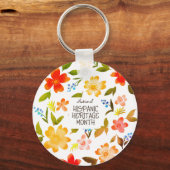 PORTE-CLÉS MOIS DU PATRIMOINE HISPANIQUE NATIONAL (Recto)