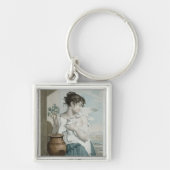 Porte-clés Mois germinal et septième de calendrier (Devant)