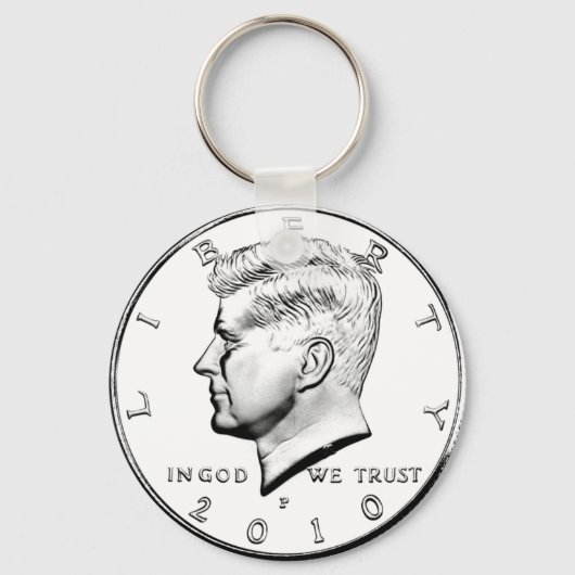 PORTE-CLÉS MOITIÉ DE DOLLAR KENNETÉ (Recto)