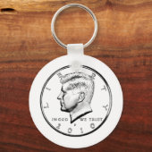 PORTE-CLÉS MOITIÉ DE DOLLAR KENNETÉ (Recto)