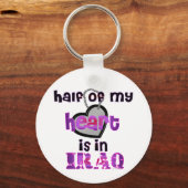 PORTE-CLÉS MOITIÉ DE MON COEUR IRAK (Recto)