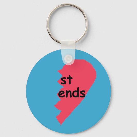 Porte-clés MOITIÉ Porte - clé ST ENDS (Recto)