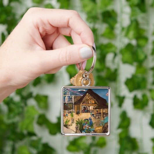 Porte-clés "Mojito's at Dusk" Par Willowcatdesign (main)