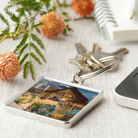 Porte-clés "Mojito's at Dusk" Par Willowcatdesign (Côté)