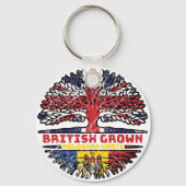 Porte-clés Moldavie Moldavie Royaume-Uni British Tree (Recto)