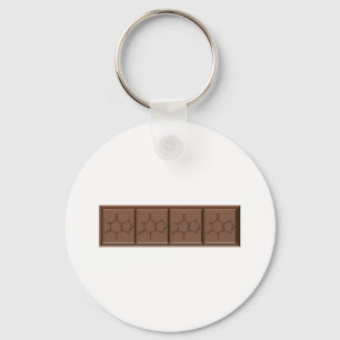 Porte-clés Molécule de chocolat