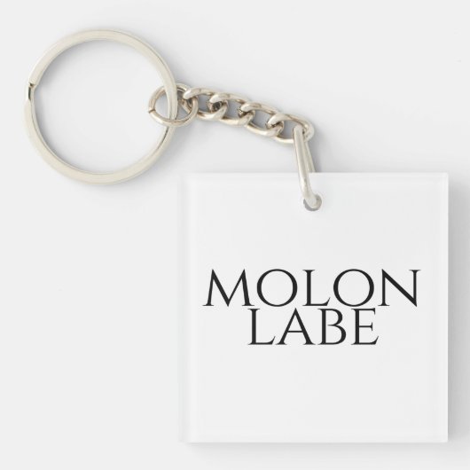 Porte-clés Molon Labe (Devant)
