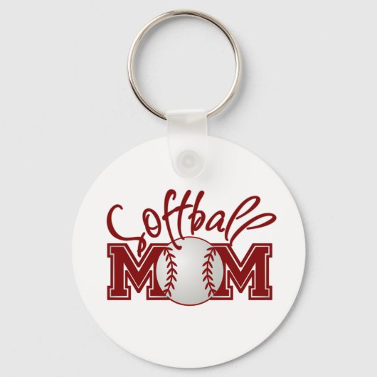Porte-clés MOM de softball (Recto)