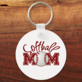 Porte-clés MOM de softball (Recto)
