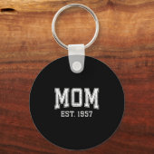 Porte-clés Mom Est 1957 D Mother’s Day Ized Premium Tri-blend (Recto)