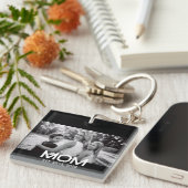 Porte-clés Mom Established Modern Bold Photo (Devant Droit)