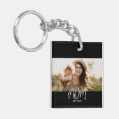 Porte-clés Mom Established Modern Script Photo (Devant gauche)