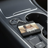 Porte-clés Mom Established Modern Script Photo Keychain