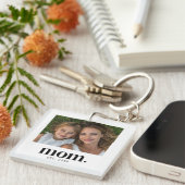 Porte-clés Mom Established Photo Gift  (Devant Droit)