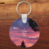 Porte-clés Mom is Mystery, Magic, Sass & Soul – Inspirational (Recto)