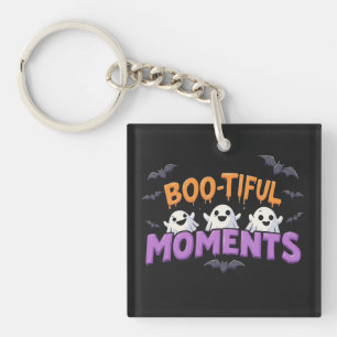 Porte-clés Moments Merveilleux Mignons Fantômes et Chauves-so