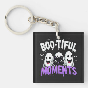 Porte-clés Moments Mignons Fantômes et Chauves-souris Hallowe