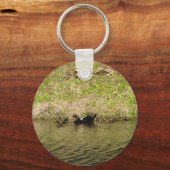 Porte-clés Momma Muscovy et Baby Ducks Porte - clé (Recto)