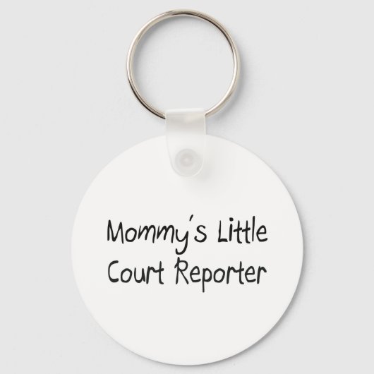Porte-clés Mommys Little Court Reporter (Recto)