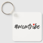 Porte-clés #MomTribe | Modernité de la maternité Script Fête (Recto)