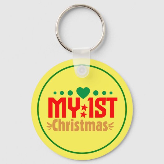 Porte-clés Mon 1er Noël - Designs de Noël (Recto)