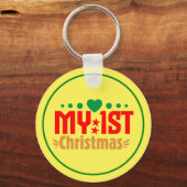 Porte-clés Mon 1er Noël - Designs de Noël (Verso)