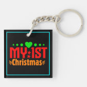 Porte-clés Mon 1er Noël - Designs de Noël (Dos)