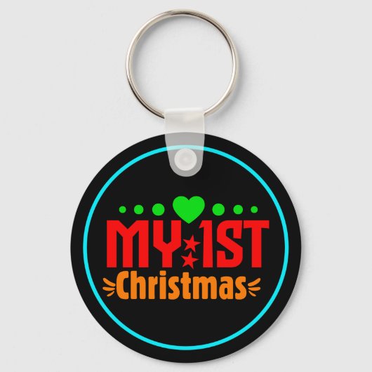 Porte-clés Mon 1er Noël - Designs de Noël (Recto)