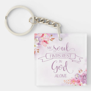 Porte-clés Mon âme trouve le repos, Ps 62:1
