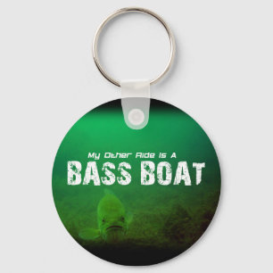 Porte-clés Mon Autre Ride Est Un Basse Bateau Porte - clé