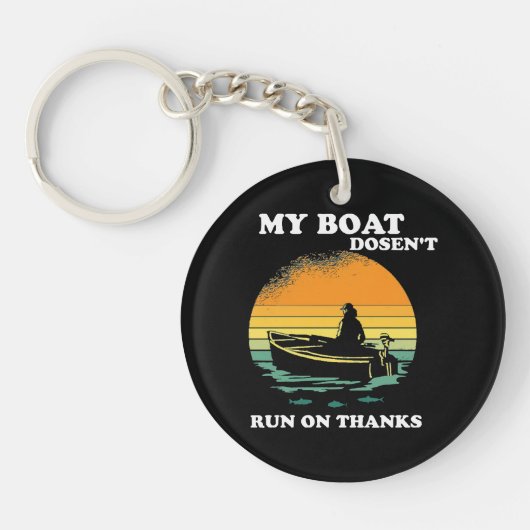Porte-clés Mon bateau ne fonctionne pas grâce (Devant)