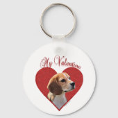 Porte-clés Mon Beagle Valentine (Verso)