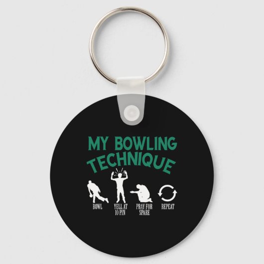Porte-clés Mon Bowling Technique Bowling (Recto)