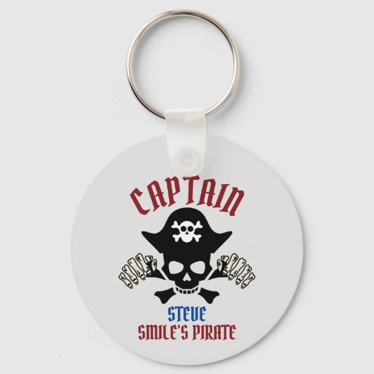 Porte-clés Mon capitaine | International Talk Like a Pirate d (Recto)