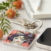 Porte-clés "Mon casquette est fabuleux, aussi ! "Porte - clé (Devant Droit)