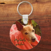 Porte-clés Mon charmant pincher (Recto)