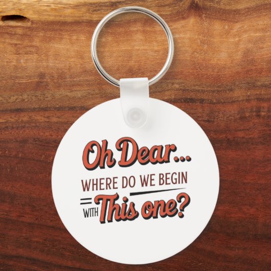 Porte-clés Mon cher Clavier (Recto)