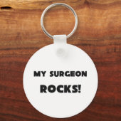 Porte-clés MON chirurgien ROCKS ! (Recto)