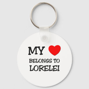 Porte-clés Mon coeur appartient à LORELEI