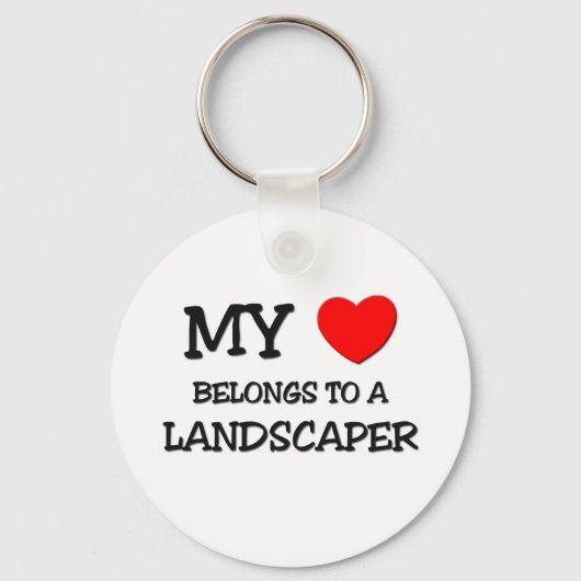 Porte-clés Mon Coeur Appartient À Un CAPER PAYSAGER (Recto)