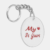 Porte-clés Mon Coeur Est Votre Saint Valentin (Devant gauche)