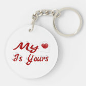Porte-clés Mon Coeur Est Votre Saint Valentin (Dos)