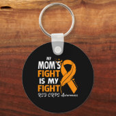 Porte-clés Mon combat de maman est mon combat Rsd Crps Feat d (Recto)