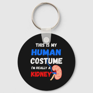 Porte-clés Mon costume humain Je suis vraiment une maladie du