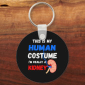 Porte-clés Mon costume humain Je suis vraiment une maladie du (Recto)
