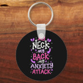 Porte-clés Mon cou Mon Ck Mon attaque d'anxiété _3 (Recto)