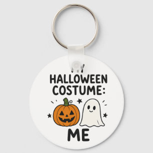 Porte-clés Mon déguisement d'Halloween : Moi - Illustration d