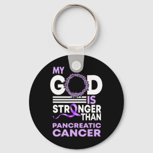 Porte-clés Mon Dieu Est Plus Fort Que Les Acteurs Du Cancer D