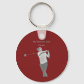 Porte-clés Mon entraîneur de golf préféré (Recto)