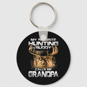 Porte-clés Mon Épouse De Chasse Favorite M'Appelle Grand-Père